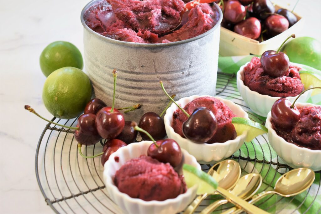 large spanned image of dessert ready to be served 