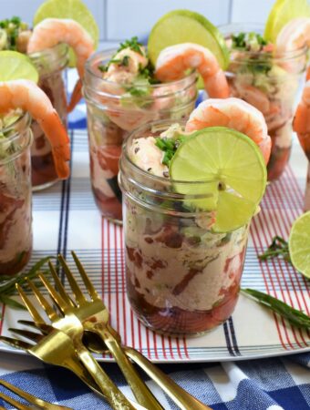 summer fresh appetizers on tray